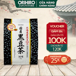 Trà đậu đen Orihiro hỗ trợ thanh lọc cơ thể làm đẹp da 30 gói/túi