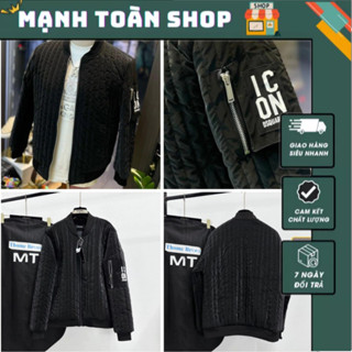 Áo Phao Quả Trám D.S.Q Nam Nữ Phối Túi Tay Sọc Thân Siêu Chất - Áo Phao Nhung Lỳ Nam Nữ Cháy 2023