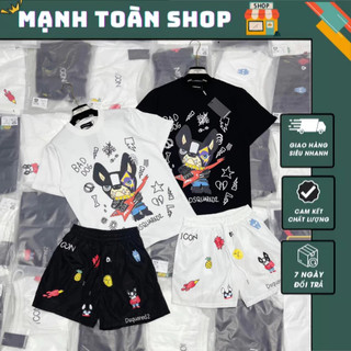 Bộ thể thao nam dsq gấu đàn phối hoạ tiết cực chất - bộ thể thao nam nữ siêu cấp
