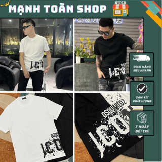 Áo Phông Nam I Côn Chữ Hông Vẩy Sơn Basicc - Áo Thun Nam Nữ I Côn Chữ Hông Siêu Nét
