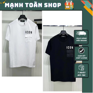 Áo Phông Nam Đết Quy Họa Tiết Túi Ngực In Chữ Siêu Nét - Áo Thun Nam Nữ Đết Quy In Chữ Siêu Nét