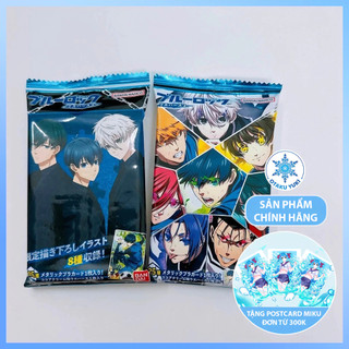Gói thẻ nhân phẩm pack card blue lock wafer 3