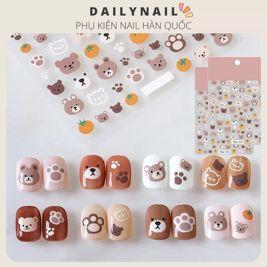 Sticker dán móng Aha (Nhiều mẫu tổng hợp)