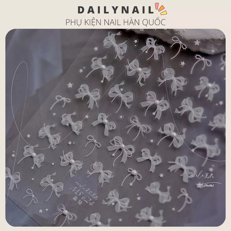 Sticker dán móng Tomoni Cao cấp (Nhiều mẫu tổng hợp)