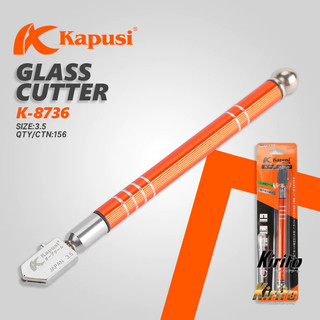 Dao cắt kính kapusi nhật bản, cán hợp kim cao cấp, dài 180mm, cắt kính dày 2 - 19mm