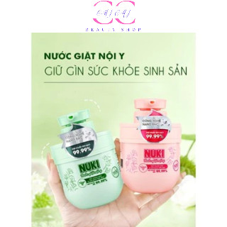 Chính Hãng Nước Giặt Đồ Lót Nuki Làm Sạch Khử Mùi Diệt Khuẩn 99% Cho Da Nhạy Cảm 2 Mùi 300 mL