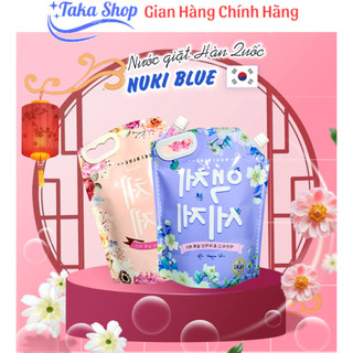 Chính hãng nước giặt nuki blue hàn quốc siêu sạch siêu thơm 2 mùi tự nhiên 2kg