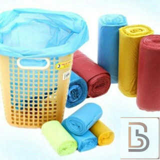 Combo 3 cuộn túi rác màu