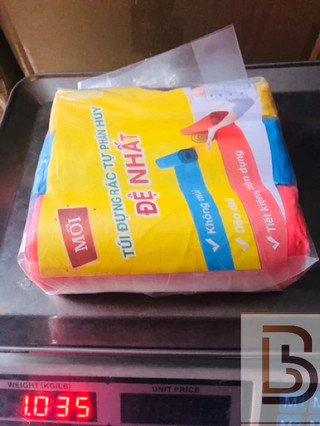 Combo 3 cuộn túi rác màu