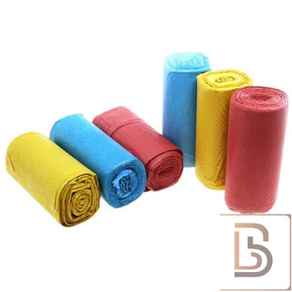 Combo 3 cuộn túi rác màu