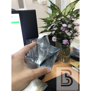 [500gr/size] túi cafe 4 biên màu bạc, đựng trà, cafe