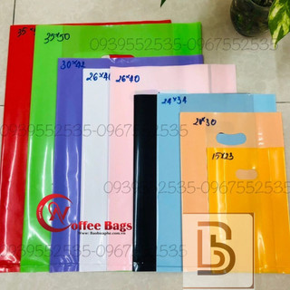 [1kg/size] túi Nilon bóng dẽo loại tốt, dùng đựng mỹ phẩm, quần áo...