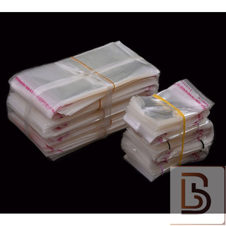 [100gr/size] túi OPP có đường keo dán miệng, đựng quần áo, bao lì xì