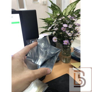 {1kg/size} túi cafe 4 cạnh màu bạc, đựng trà, cafe, bột...