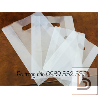200gr - Túi nilon PE trong bóng dẽo, túi gói hàng, túi xách hàng