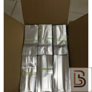{1kg/size} túi cafe 4 cạnh màu bạc, đựng trà, cafe, bột...