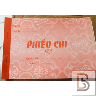 1 Quyển phiếu chi (2 liên - 100 tờ - 50 bộ)