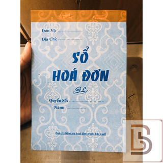1 Quyển hóa đơn bán lẻ (2 liên, 100 tờ, 50 bộ)