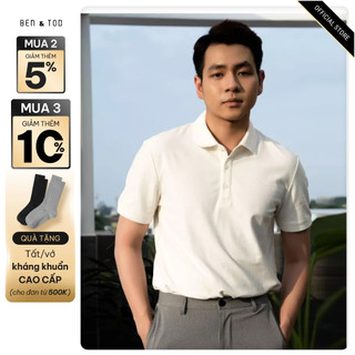 Áo polo nam form REGULAR BEN & TOD 22157 vải thun cotton nam tính chỉnh chu sang trọng thanh lịch