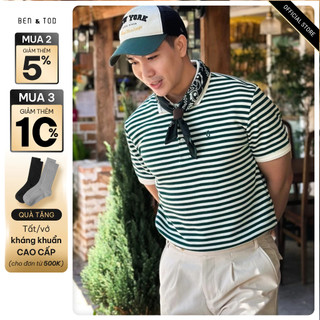 Áo polo form casual fit cs1300bd291 ben &tod co giãn trẻ trung thoải mái nam tính