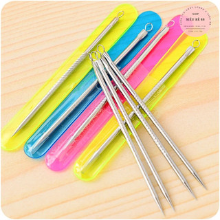 Cây nặn mụn 2 đầu, que nặn mụn loại dài 8cm cao cấp 88830 siêu rẻ 88