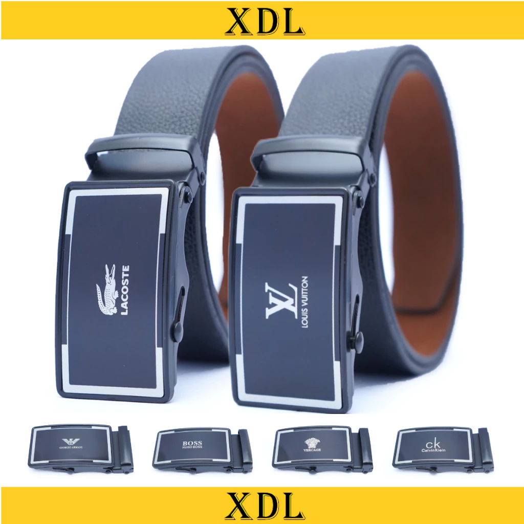 Thắt lưng nam khóa lăn dây da, dây lưng nam khoá lăn tự động A2LC38C