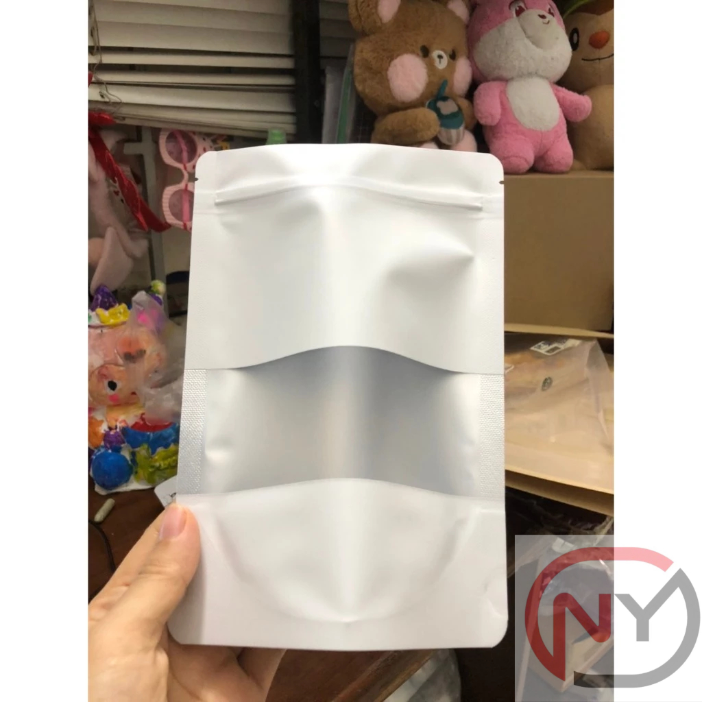 Túi zip 2 mặt sữa có cửa sổ - [1kg/size]