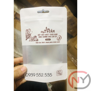 Túi zip 2 mặt sữa có cửa sổ - [1kg/size]
