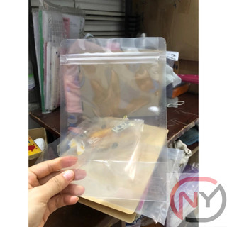 [1Kg/size] túi zipper 2 mặt trong đáy đứng (Hàng đẹp)
