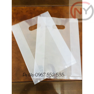[1kg/size] túi nilon PE trong dẻo dai, dùng xách hàng, mỹ phẩm