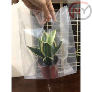 [500gr/size] túi nilon PE trong dẽo dai, mềm, dày và chắc chắn(sản phẩm y hình)
