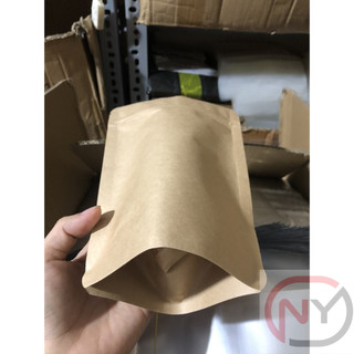 [1kg/size] túi zip giấy kraft đáy đứng không cửa sổ