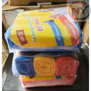 Combo 3 cuộn rác màu - Tiểu - Trung - Đại (1kg/3 cuộn)