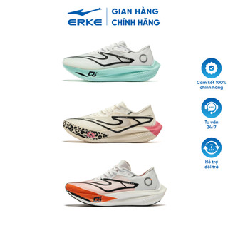 Giày chạy Marathon nữ chuyên nghiệp ERKE INFINITE 2.0 đế full Carbon 12124103235