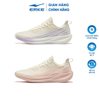 Giày chạy bộ nữ ERKE - RUNNING Floating 5.0 siêu nhẹ, êm mềm chất liệu cao cấp 52124203209
