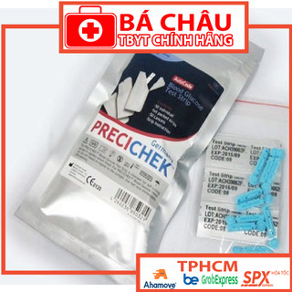 Precichek 50 que và 50 kim - que thử đường huyết dùng cho máy test tiểu đường precichek ac300