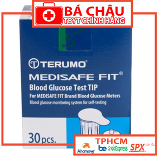   CHÍNH HÃNG  Que thử đường huyết Terumo Medisafe Fit C  Hộp 30 que cho máy test tiểu đường Terumo Fit C   Nhật Bản  