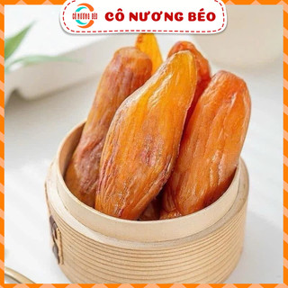 Khoai lang mật khoai sấy dẻo không đường túi 500g, khoai mật sấy không đường đồ ăn vặt Cô Nương Béo