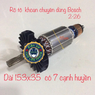 Ro to máy khoan điện 220v Bosch 2-26 ( 7 cạnh )