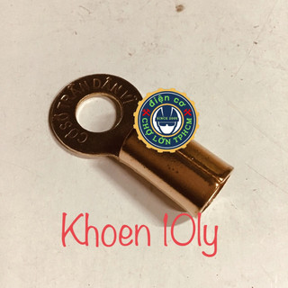 Đầu bấm dây - khoen thau lỗ 10mm - đầu cốt 10ly