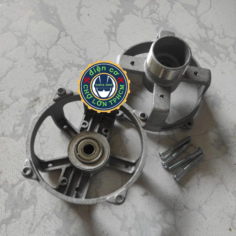 Kẹp Nhôm Sa To Quạt Điện Có Gắn Sẵn Vành Nhôm + Bi 608 (Kèm 4 Vít )