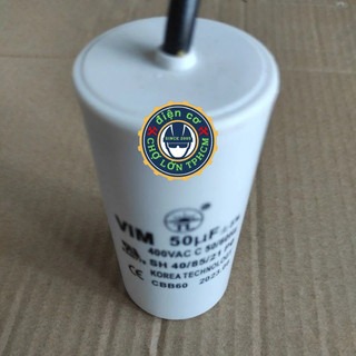 Tụ capa khởi động bằng nhựa 50uf-60uf(300VAC-400VAC)