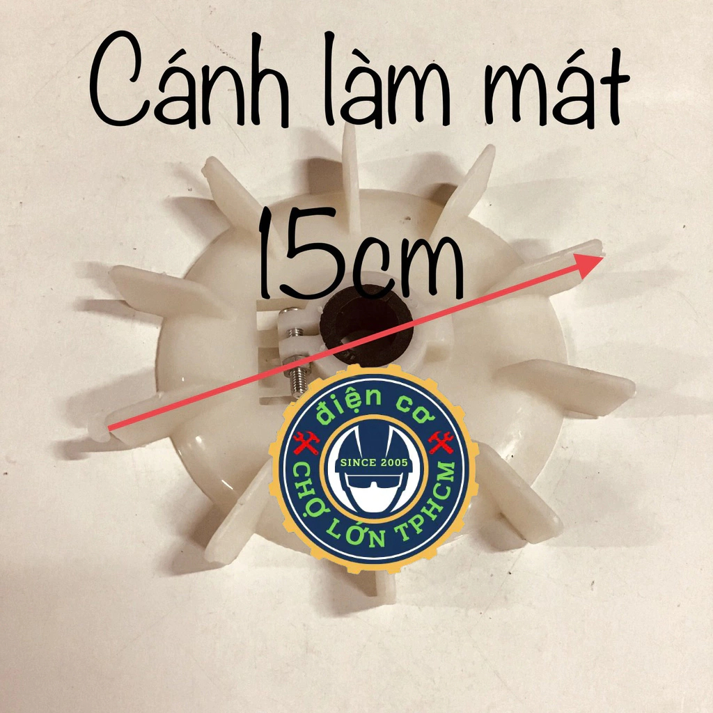 combo 2 cánh quạt gió làm mát mô tơ (đk15cm)