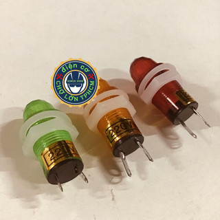 combo 2 đèn báo pha 2 chân 220v (có 3 màu để chọn)