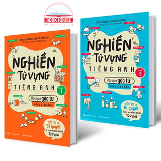 Sách Combo Nghiền từ vựng tiếng Anh Học qua gốc từ bằng hình ảnh