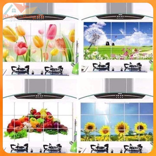 Tranh dán nhà bếp 90x60cm cách nhiệt, tranh chống bám dính,chống bám bẩn