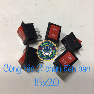 Công tắc 2 chân đèn bàn học sinh - thân vuông 15x20 ON - OFF