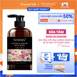 Sữa tắm hoa hồng WHISIS Nature & Parfum Body Wash Rose Blossom 750ml