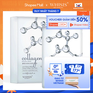 Combo 10 Mặt Nạ Collagen WHISIS Nature Origin Energy Collagen Sheet Mask 25ml/miếng