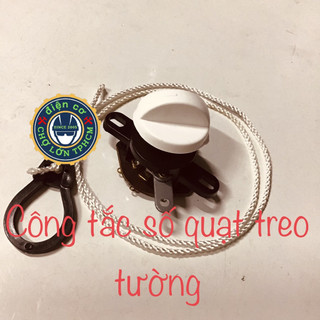 Công tắc giật quạt treo tường B4 Công tắc 1dây